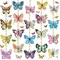 20 Pcs Spring Butterfly Diamond Painting Keychains 5d Flowers Butterflies Diamond Art Keychains Kits for Adults Single Side Floral Key Chain Hanging Ornament for Beginners DIY Crafts Gifts